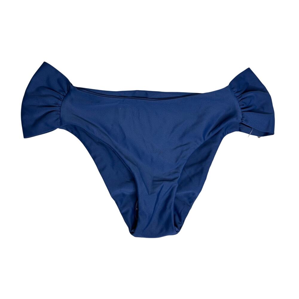 Gloria Jewel NWT Blue Bikini Bottom Bow Details S Hamptons Boutique Resort Beach